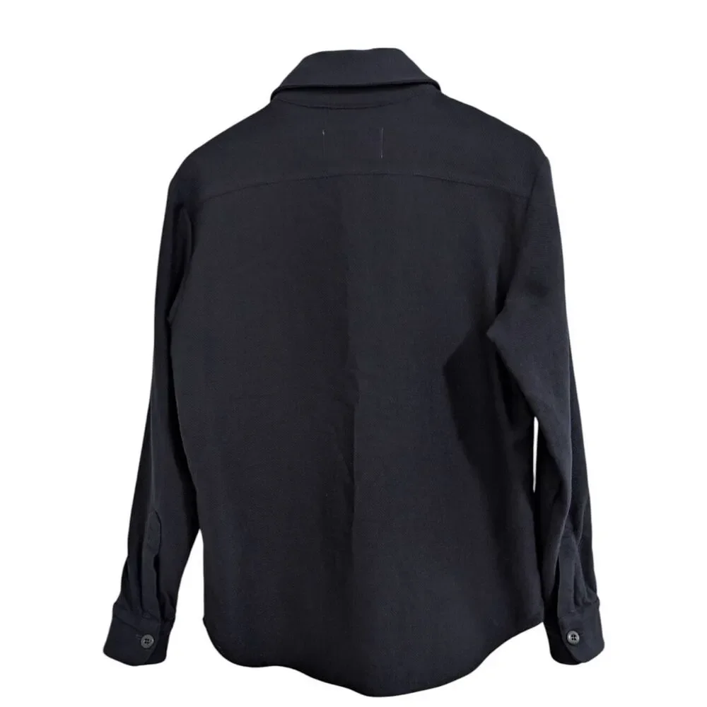 Archival Todd Magill Los Angeles Mens Navy Cotton Heavyweight Twill Shirt Jacket